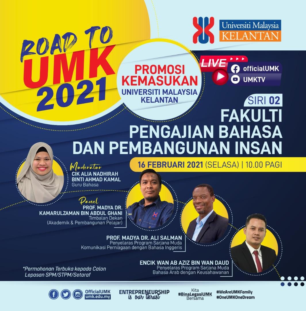 Program Promosi Road to UMK 2021